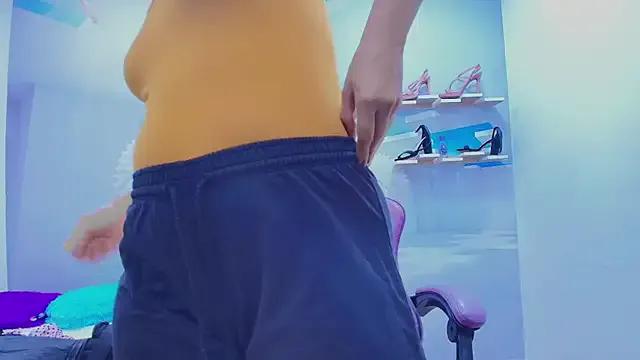 ESMERALDA-BLUE — two fingers in my wet pussy